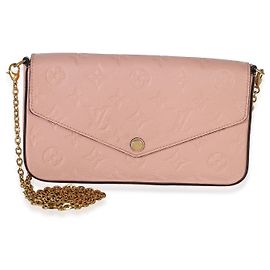Louis Vuitton Rose Poudre Monogram Empreinte Felicie Pochette