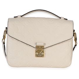 Louis Vuitton Pochette Metis Empreinte Creme