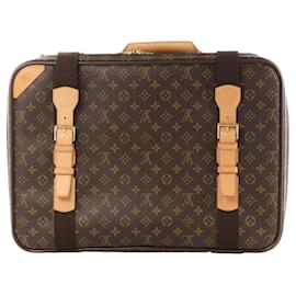 Borsa da viaggio Louis Vuitton Satellite 50 in tela Monogram marrone