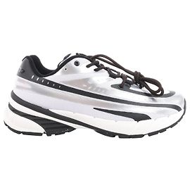Zapatillas Diesel D-Airspeed Low-Striped en ripstop revestido Plata, Talla 43 EU
