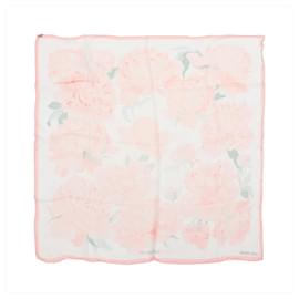 Pañuelo de seda Hermès Carré 90 "Les Pivoines Koyaku" en Rosa