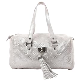 Borsa a tracolla Louis Vuitton Comete Limited Edition Monogram in Argento Scintillante