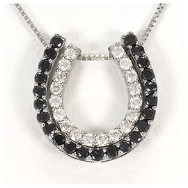 Autre Marque Collana in oro bianco 18K e diamanti