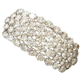 Autre Marque Anillo de banda en platino 950 con diamante
