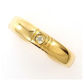 Autre Marque 18K Gelbgold-Ring mit Diamant