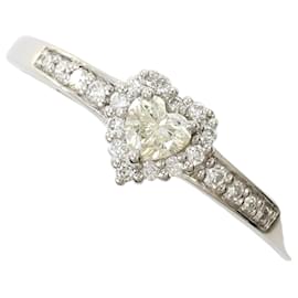 Platinring mit Diamanten - Autre Marque