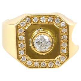 Autre Marque 18K Gelbgold Diamantring