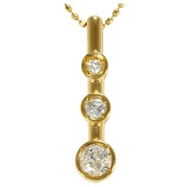 Collana in oro giallo 18K con diamante - Autre Marque