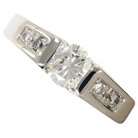 Autre Marque 10K Weißgold Diamantring