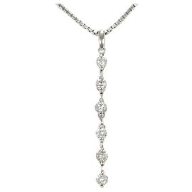 Autre Marque Collana in oro bianco 18K e diamanti