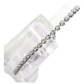 Autre Marque Pulseira de berloques em ouro branco 14K e diamantes
