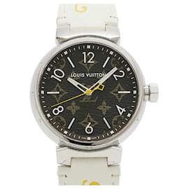 Orologio Louis Vuitton Tambour Monogram QA072Z Quadrante Marrone da Uomo