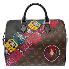 LOUIS VUITTON Speedy Tasche aus braunem Canvas - 103763