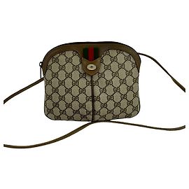 Borsa a tracolla in pelle Gucci Sherry Line con motivo logo GG