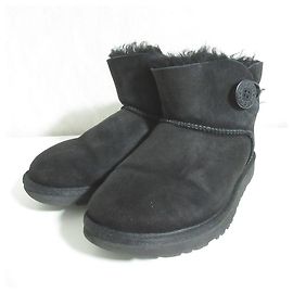 Autre Marque Stivaletti corti in pelle di pecora UGG MINI BAILEY BUTTON