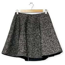 Autre Marque Falda de tweed con espiga MSGM