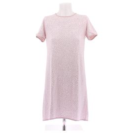 Chanel Vestido rosa con strass