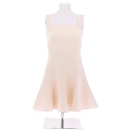 Vestido blanco de lana de tirantes - Dior
