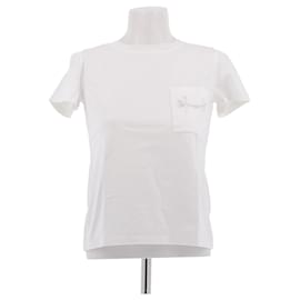 Hermès Weißes Baumwoll-T-Shirt
