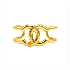 Bracciale rigido Chanel Vintage placcato oro