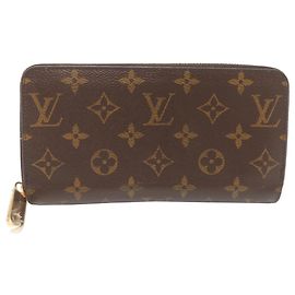 Louis Vuitton Zippy Portemonnaie für Damen Lang M41894 Monogram Rose Ballerine