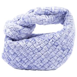 Bottega Veneta Jodie Mini in velluto viola Intrecciato