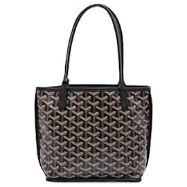 Goyard Mini Anjou reversibile in Goyardine nero