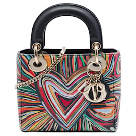Dior Red Edizione Limitata Lady Dior Mini in pelle di vitello DiorAmour