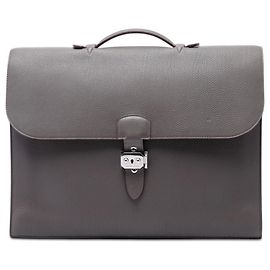Hermès Sac a Depeches 40 in Togo Marrone