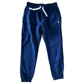 Polo Ralph Lauren Pantaloni sportivi blu in cotone