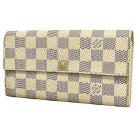Louis Vuitton Damier Azur Portefeuille Sarah Long Wallet