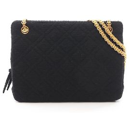 Borsa a tracolla in tessuto Chanel