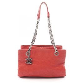 Bolso Tote Matelassé Chanel rojo