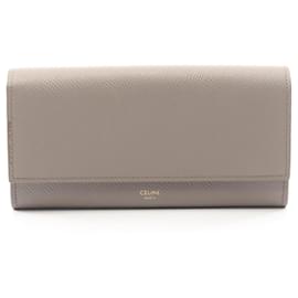 Portafoglio Large Flap Celine in Beige - Céline
