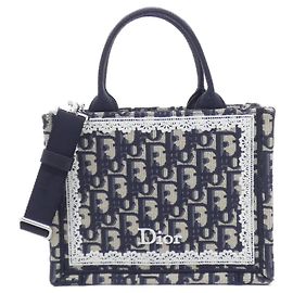 Borsa mini Christian Dior DIOR OBLIQUE Book Tote