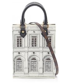 Borsa Louis Vuitton x Fornasetti Petite Sac Plat Monogram