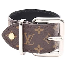 Bracciale rigido Louis Vuitton in acciaio inossidabile marrone