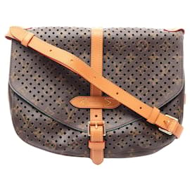 Borsa a Spalla Louis Vuitton Saumur 30 Monogram Perfo