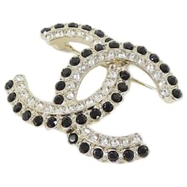 Spilla Chanel AB9158 Black Crystal