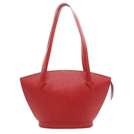 Bolso de hombro de cuero vintage Louis Vuitton Saint Jacques