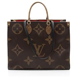 Tote Onthego GM in tela Giant Monogram Louis Vuitton