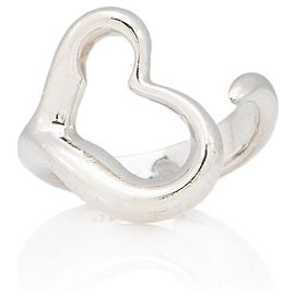 Tiffany & Co. Elsa Peretti Sterling Silber Open Heart Ring - Größe 6 3/4