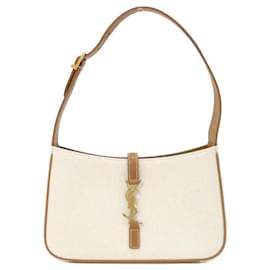 Sac à bandoulière Saint Laurent LE 5 A 7 en toile de veau - Yves Saint Laurent