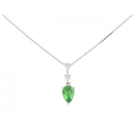 Collier Tasaki Garnet Diamond Au750