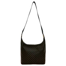 Céline Borsa a tracolla Celine Macadam Blazon in PVC e pelle