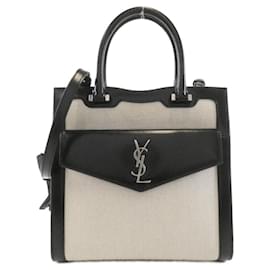 Sac Uptown en toile enduite Saint Laurent - Yves Saint Laurent