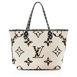 Louis Vuitton Edizione Limitata Giant Monogram Canvas Jungle Neverfull MM Tote