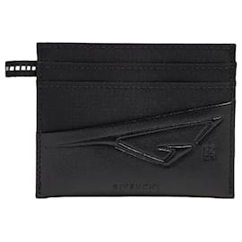Givenchy Black Leather and Polyamide Card Holder