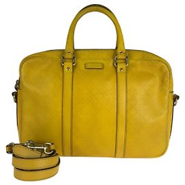 Valigetta 2way in pelle Diamante Gucci