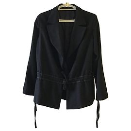 Schwarzer Wollblazer Yohji Yamamoto